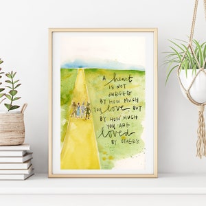 Wizard of Oz Quotes - L. Frank Baum - Love Quote - how loved you are by others - Oz Characters - print 4x6 5x7 8x10 11x14