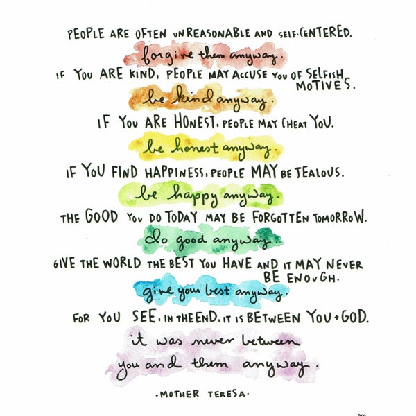 Mother Teresa - Etsy