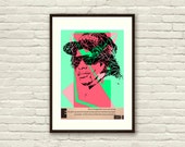 Eazy-E Hip Hop print created by HOAX using hand drawn geometric shapes. Available in A3 or A4 on high quality smooth satin paper