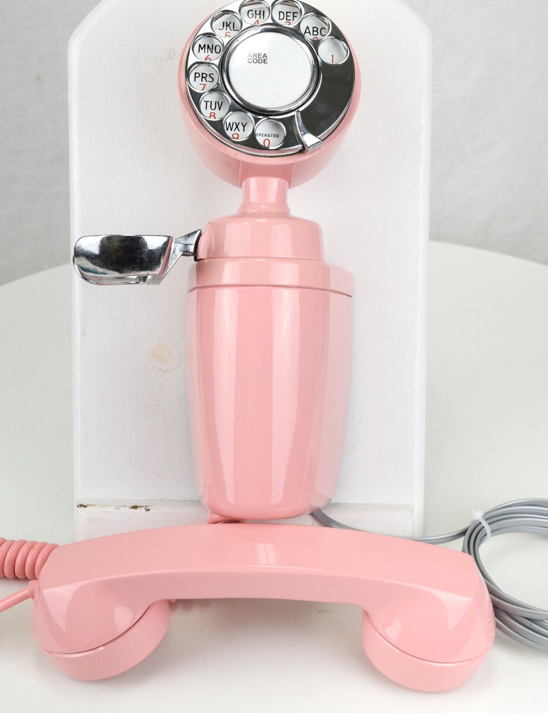 Fantastic Automatic Electric Type 183 Spacemaker Wall Telephone Classic 1960's MCM Design image 3