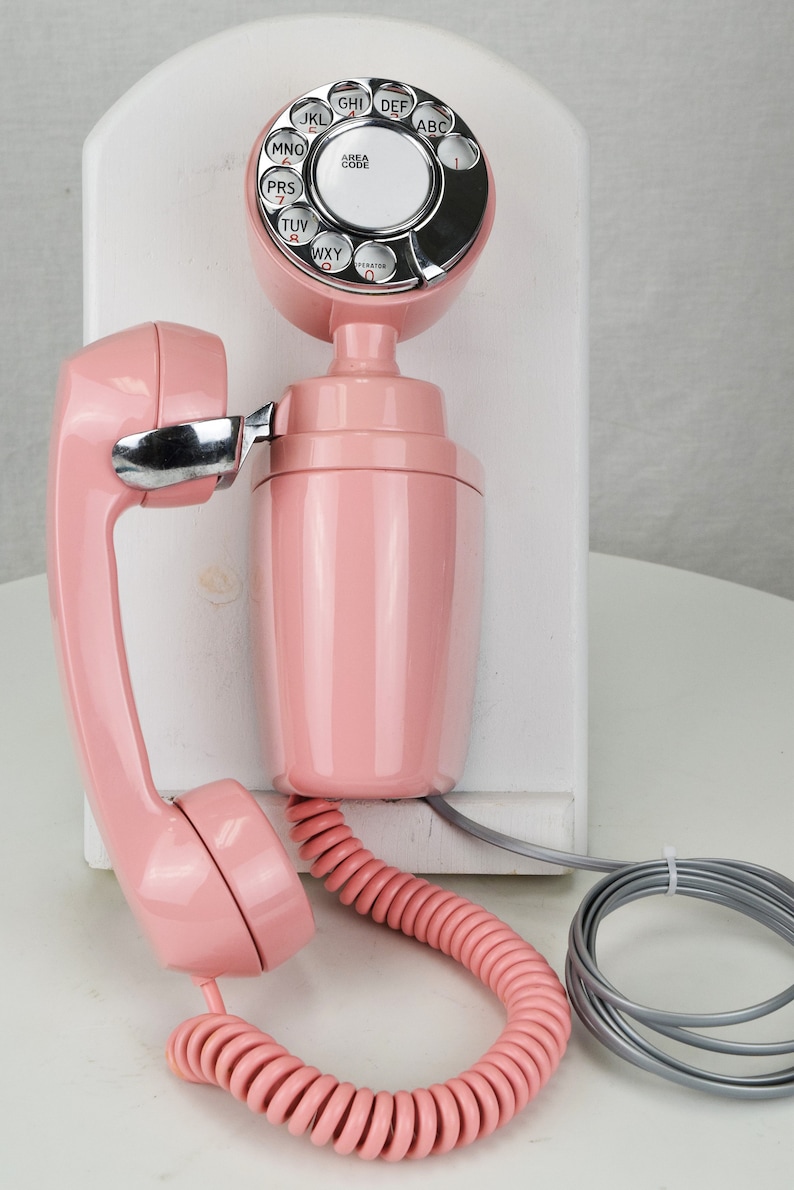 Fantastic Automatic Electric Type 183 Spacemaker Wall Telephone Classic 1960's MCM Design image 5