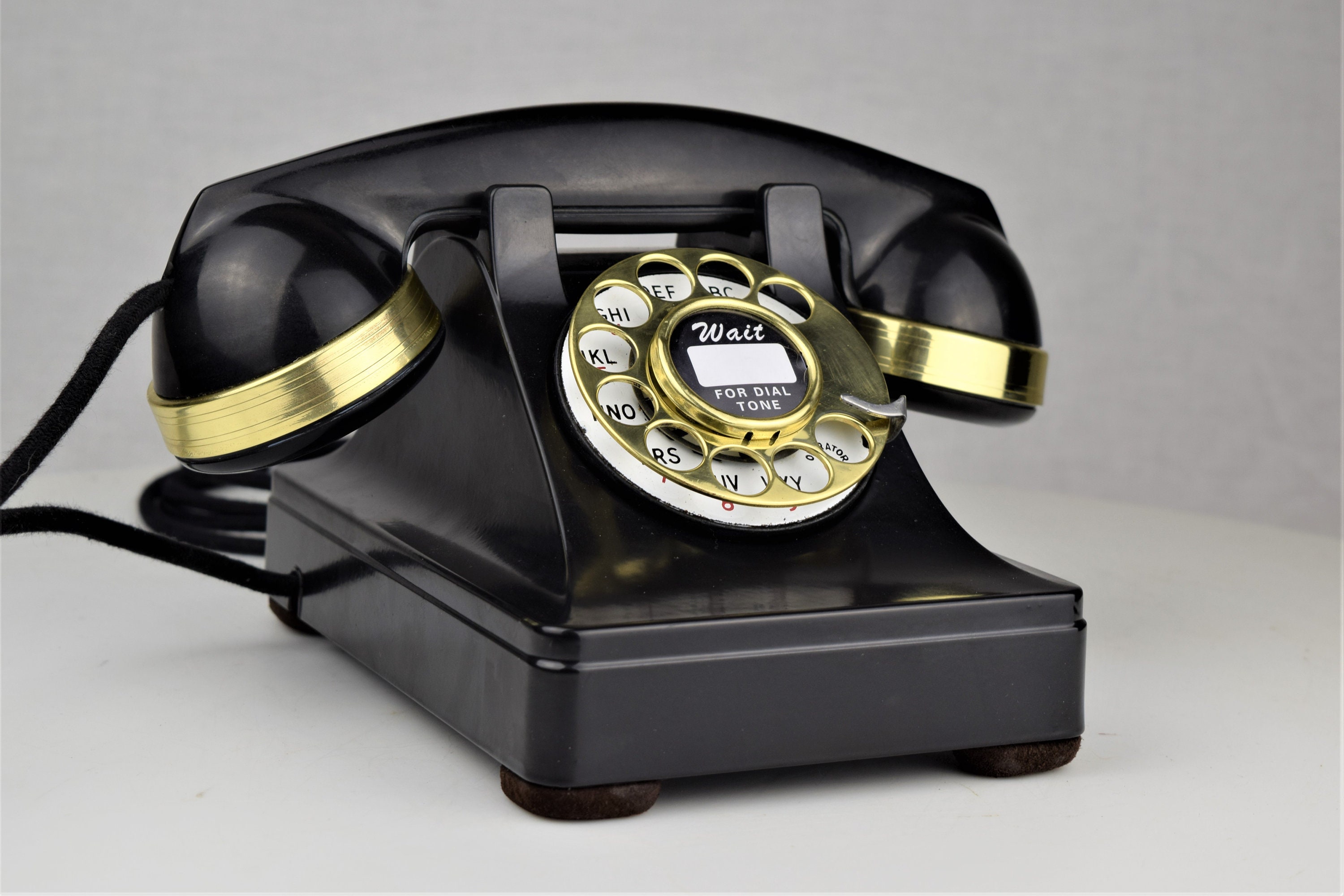 B rotechnik Western Electric Telephone Dial Number Card Center Holder B rotechnik Western Electric Telephone Dial Number Card Center Holder