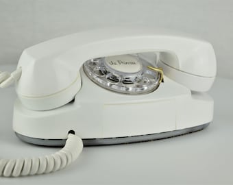 Original Antique Rotary Rotary Dial Princess Telephone - Model 702 - White