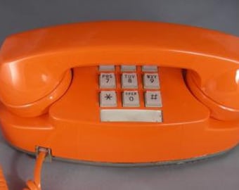 Meticulously Restored & Working - Vintage Princess Telephone- Orange