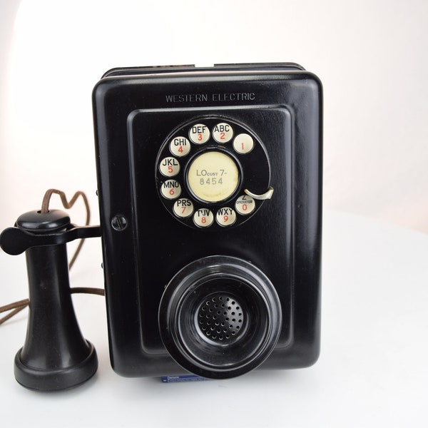 1930s Western Electric 653 Wall Phone