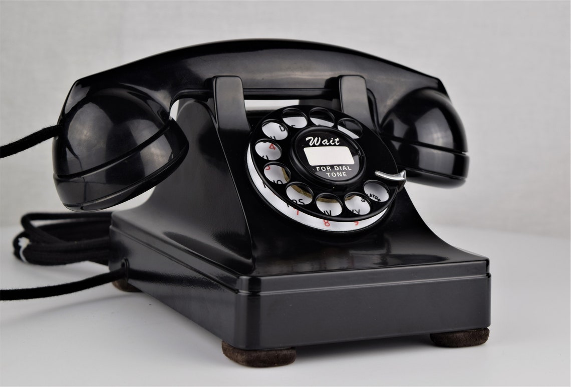 Original Antique Rotary Western Electric Model 302 Telephone image 1