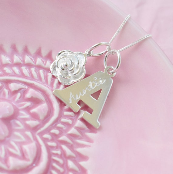personalised auntie necklace