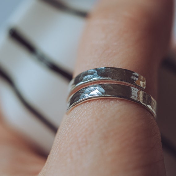 Will You Marry Me Temporary Engagement Ring Sterling Silver Adjustable Wrap Ring Secret Message Girlfriend Gift Present Birthday Etsy