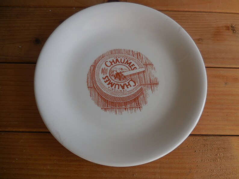 Vintage French cheese plates by Ceraminter made in Italy set of 4