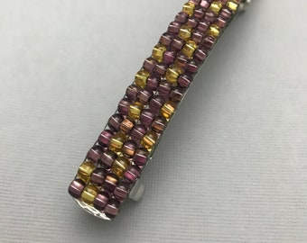 Black Large French Barrette 90mm