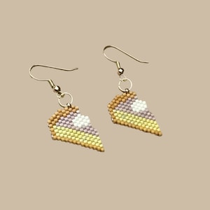 Banana Cream Pie Earrings, Lemon Pie Dessert Dangles, Baker Gifts, Food Jewelry, Hostess Gift