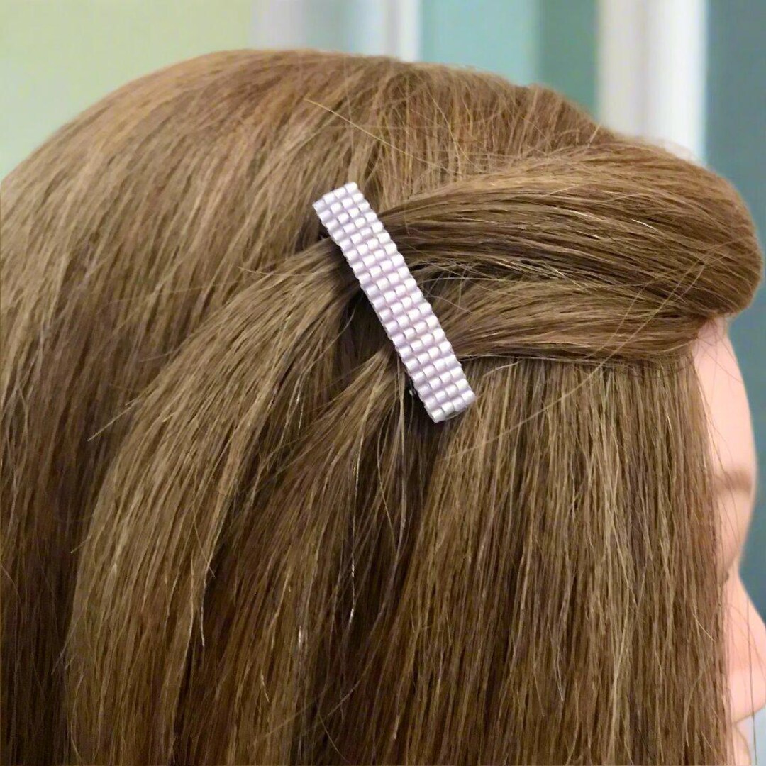 Pastel Pink MINI French Style Barrettes, 40mm, Set of Two - Etsy
