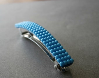 Black Large French Barrette 90mm