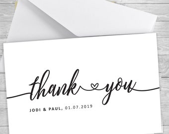 Plié Mariage Remerciement-Pack de 10