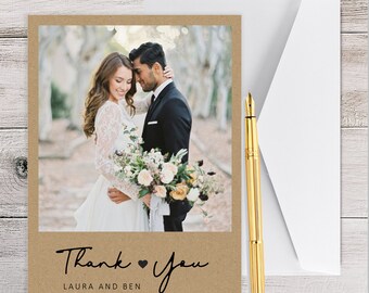 Wedding Thank You Cards Etsy