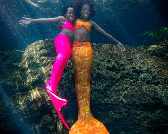 Girls Mermaid Tail Etsy