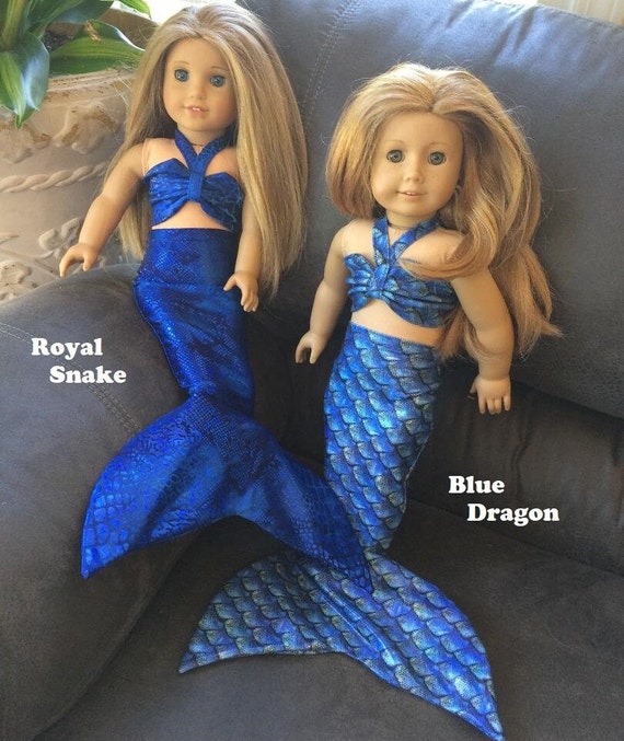 Kleding Meisjeskleding Verkleden Mermaid Costume. Mermaid Tail Doll Outfit for 18" dolls similar to American Girl Double check color choice 24 Colors 