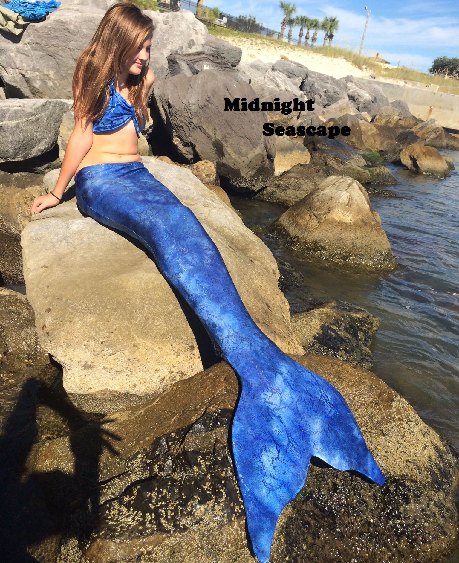 Mermaid Tail with Monofin Included for swimming. Girls and Adults Swi…