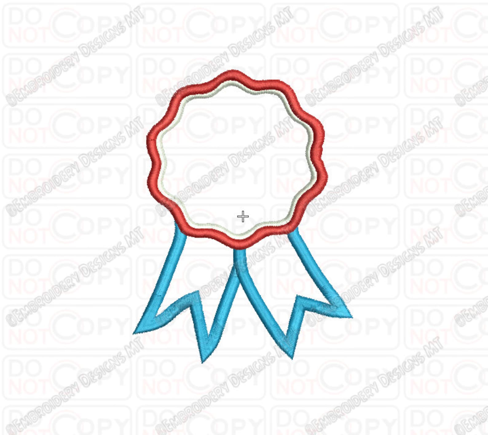 Award Ribbon Applique Embroidery Design in 3x3 4x4 and 5x5 Etsy