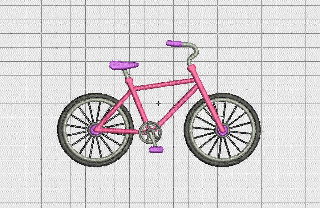 Bicycle bike embroidery design in 3x3 4x4 and 5x7 sizes  etsy Bicycle bike embroidery design in 3x3 4x4 and 5x7 sizes  etsy