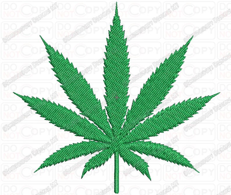 Marijuana cannabis leaf embroidery design in 2x2 3x3 4x4 and  etsy Marijuana cannabis leaf embroidery design in 2x2 3x3 4x4 and  etsy