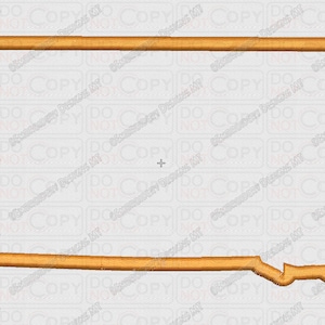 May include: An embroidered outline of the state of Kansas in a golden-yellow color. The design is a simple, clean representation of the state's shape, suitable for various applications.