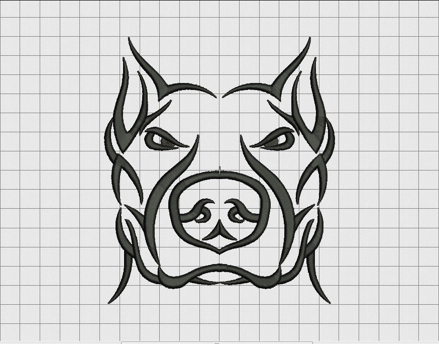 Pit Bull Dog Tribal Tattoo Embroidery Design in 3x3 4x4 5x5 - Etsy Hong Kong Pit Bull Dog Tribal Tattoo Embroidery Design in 3x3 4x4 5x5 - Etsy Hong Kong