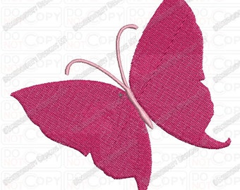 Hübscher Schmetterling Vollstich Stickmuster (9) in den Größen 2x2 3x3 4x4 und 5x5