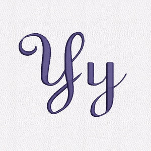 Fancy Swoop Font Machine Embroidery Design Upper and Lower Case ...