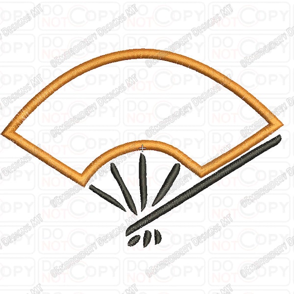 Hand Fan Embroidery Etsy