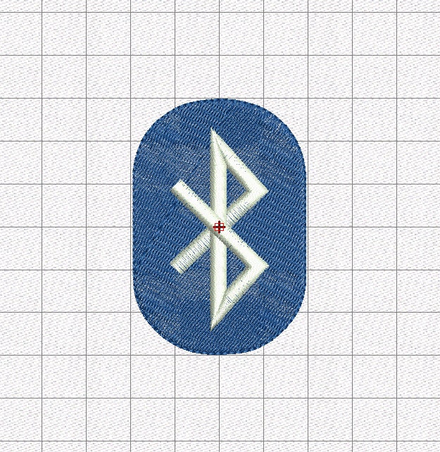 Bluetooth Symbol Mini Embroidery Design in 1x1 2x2 - Etsy