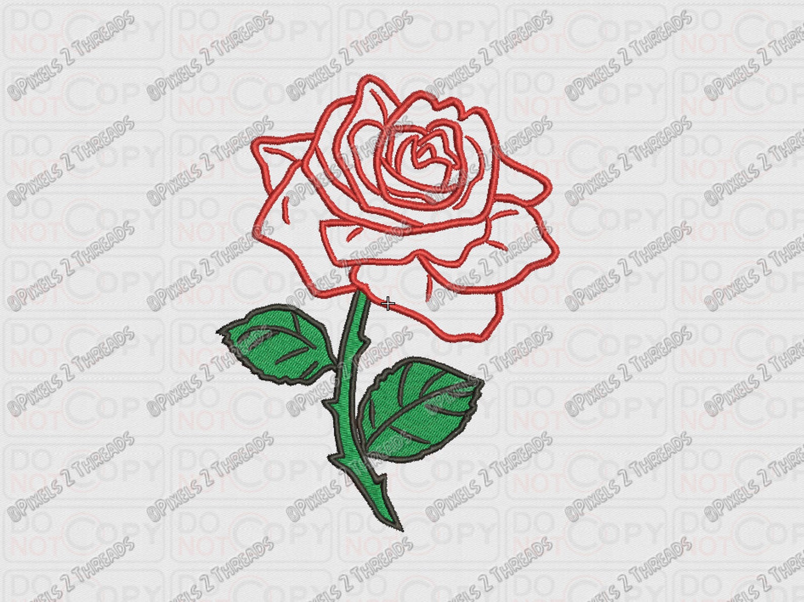 Rose Flower Applique Embroidery Design in 3x3 4x4 5x5 and 6x6 Etsy