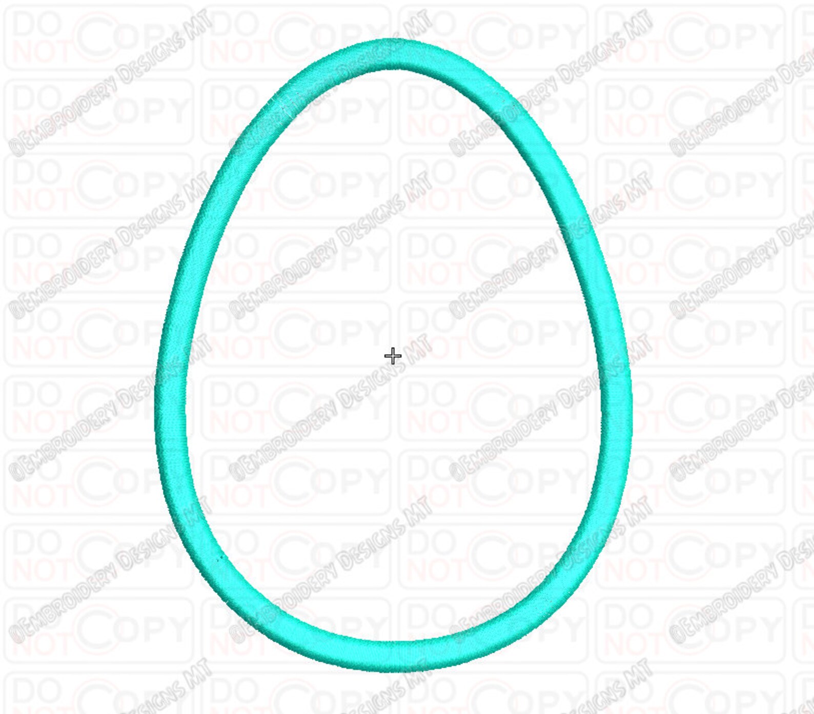 Easter Egg Applique Embroidery Design in 1x1 2x2 3x3 4x4 and 5x7 Sizes ...