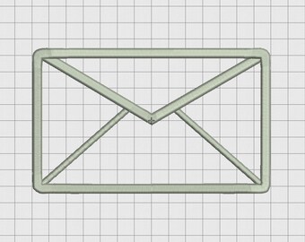 Mail Letter Envelope Applique Embroidery Design in 3x3 4x4 and 5x7 Sizes