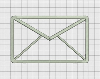 Mail Letter Envelope Applique Embroidery Design in 3x3 4x4 and 5x7 Sizes