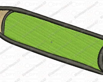 Pencil Back to School Embroidery Design in 2x2 3x3 4x4 and 5x7 Sizes