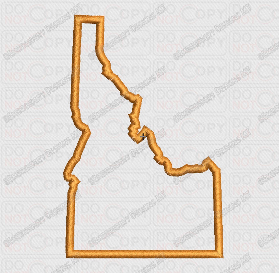 Idaho State Applique Embroidery Design in 4x4 and 5x7 Sizes Etsy