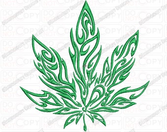 Marijuana Tribal Flame Cannabis Leaf Embroidery Design in 3x3 4x4 and 5x7  Sizes - Etsy Norway