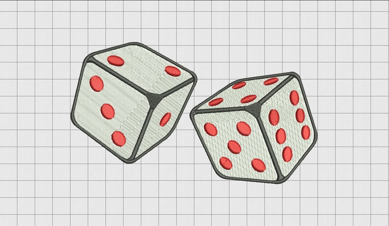 Dice jessecmault design in 2x2 3x3 4x4 and 5x7 sizes  etsy