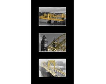 Pittsburgh bridges triptich II  Free Matting