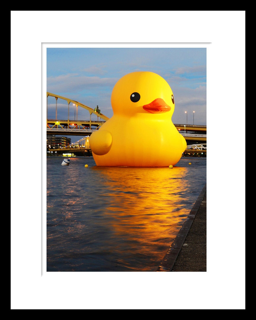 Giant Yellow Duck by the Point, Downtown, Pittsburgh, Pennsylvania