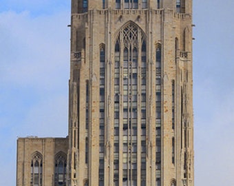 Cathedral of Learning tower - University of Pittsburgh Oakland landmark Free Matting