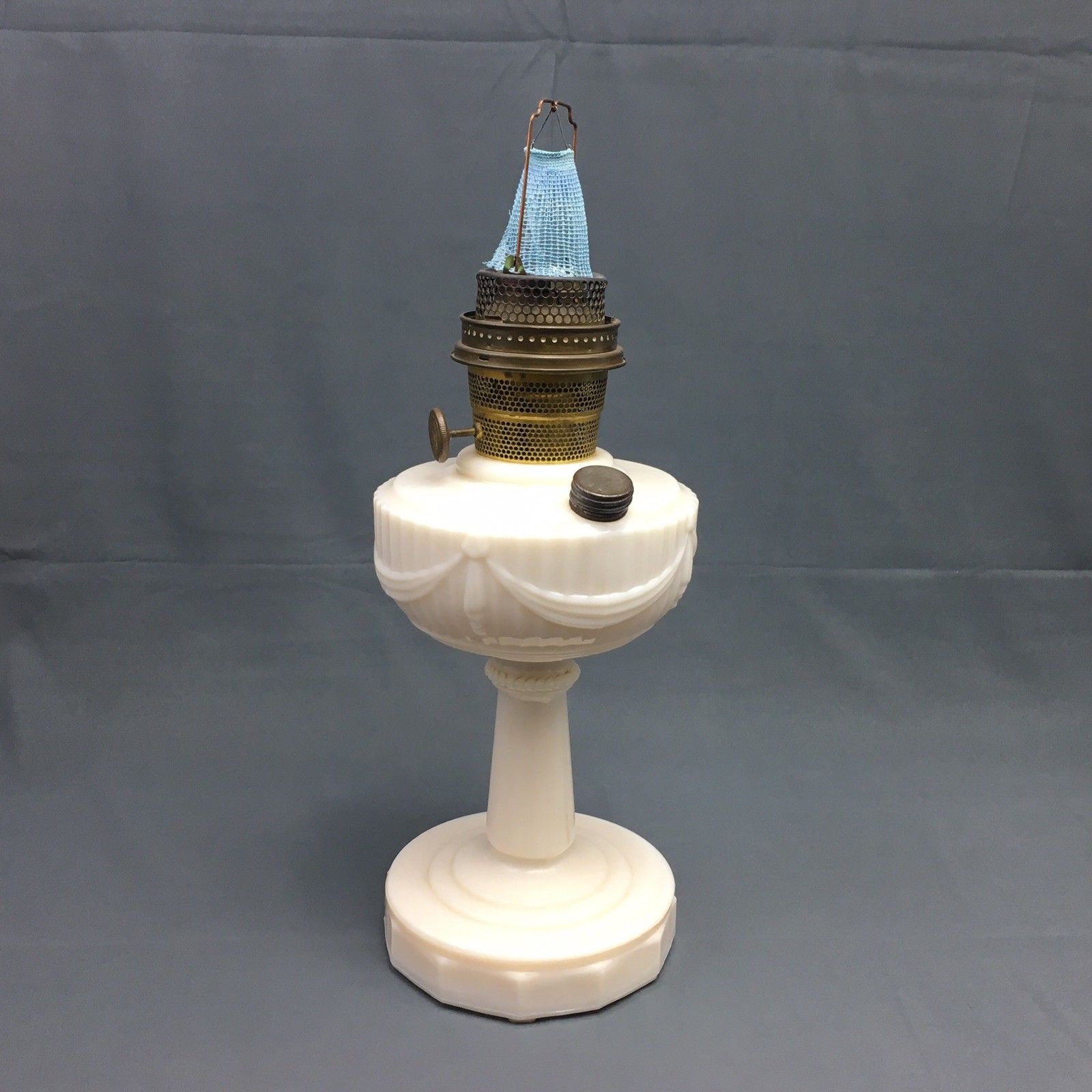 Vintage Aladdin Oil Lamp Base Model B Alacite Lincoln Drape Etsy