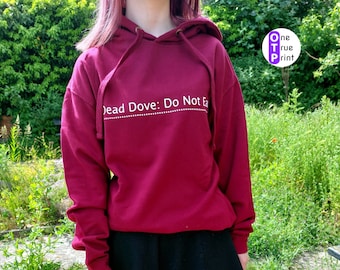 Fanfiction Tag Burgundy Hoodie - Discontinued Line - Not to be restocked