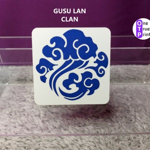 MDZS Clan Wooden Coasters. Set of 2 Mix and Match. Mo Dao Zu Shi image 2