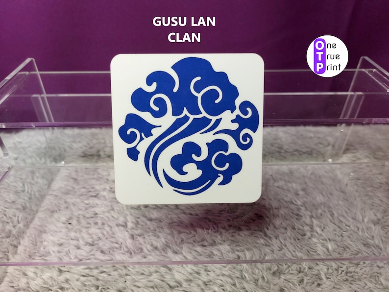 MDZS Clan Wooden Coasters. Set of 2 Mix and Match. Mo Dao Zu Shi image 2