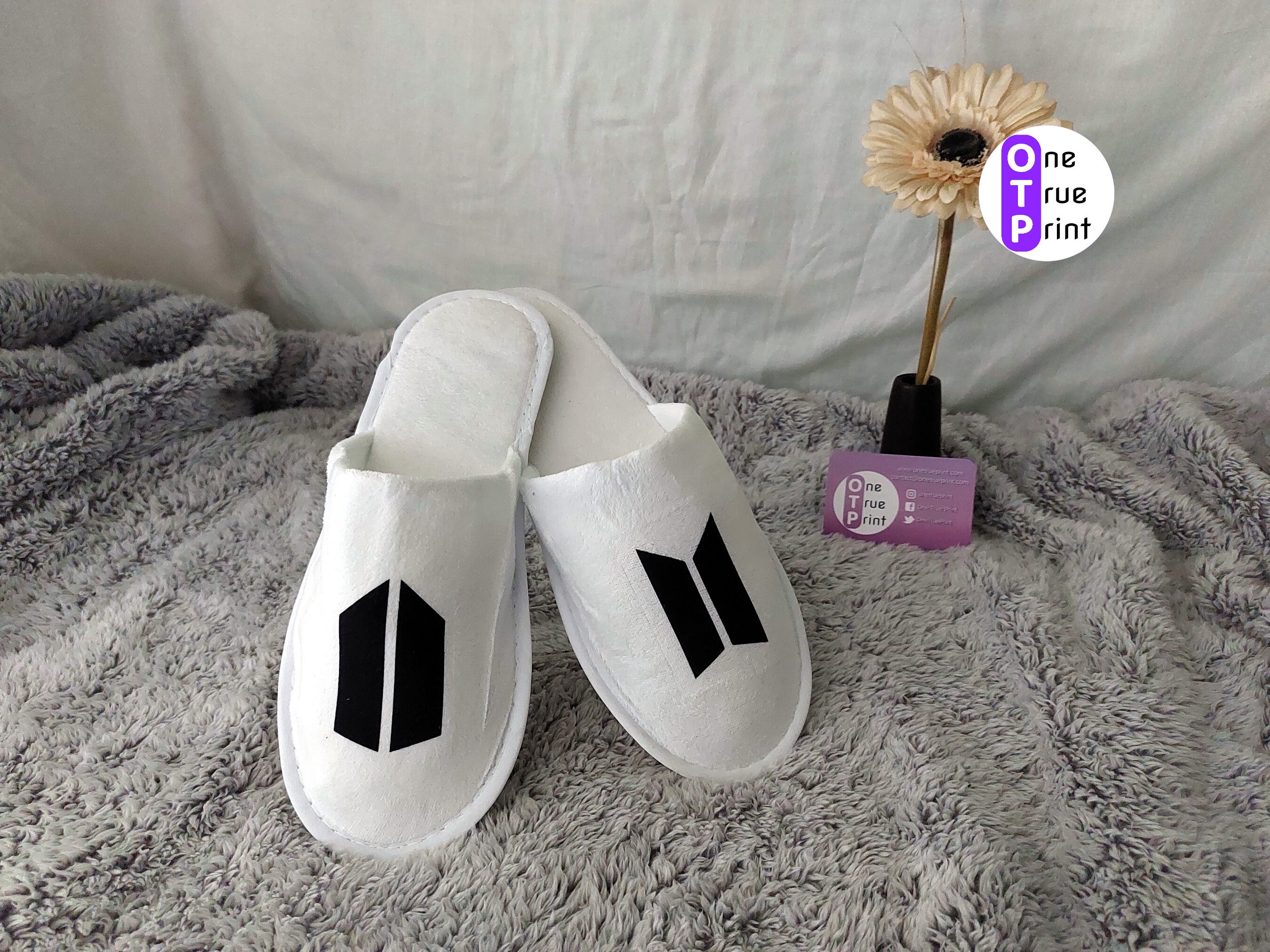 BTS Shower Slippers Etsy UK
