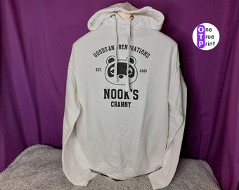 Animal Crossing Inspired Nooks Cranny Varsity Style Hoodie. Limited Availabilty!