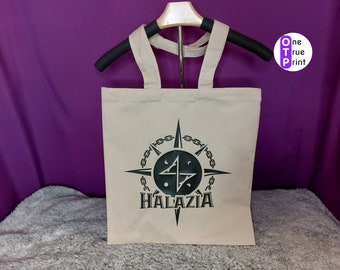 Ateez Halazia Long Handle Natural Tote Bag