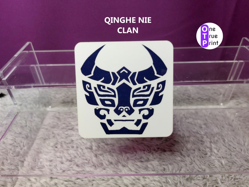 MDZS Clan Wooden Coasters. Set of 2 Mix and Match. Mo Dao Zu Shi image 6